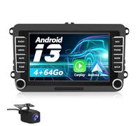 Hexinex Autoradio Android 13【4Go+64Go】 pour Volkswagen Golf 5/6, Passat, Polo, Seat, Skoda | 7 Pouces Écran Tactile | Android Auto, Carplay | WiFi, Bluetooth, GPS