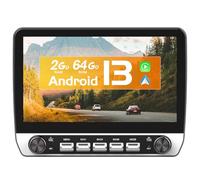 Hexinex Autoradio Android 13 pour Citroen Berlingo Peugeot Partner(2008-2019)(2Go+64Go) avec 10.1 Pouces Écran Carplay Android Auto Deux Boutons Rotatifs GPS FM WiFi Bluetooth SWC Aide au Parking