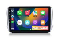 Hexinex Autoradio Carplay pour Peugeot 208/2008 (2012-2018), Écran 10,1 Pouces 2Go+64Go, CarPlay & Android Auto,GPS WiFi Bluetooth FM, Commandes au Volant, Aide au Parking