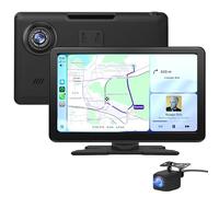 Hexinex Écran Tactile 9" CarPlay & Android Auto sans Fil avec Dashcam 4K + Caméra Arrière, GPS, Bluetooth, FM, AUX, Lien Miroir, Carte TF 64G