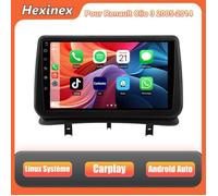 Hexinex Linux Autoradio pour Renault Clio 3 (2005-2014) 9''écran Tactile Carplay Android Auto (Aucun système)