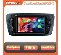Hexinex Linux Autoradio pour Seat Ibiza année 2009-2013 7''écran Tactile Carplay Android Auto (Aucun système)