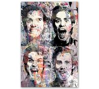 Hexoa Affiche Art Tableau Jim Carrey The Mask - Made in France - Affiche Seule 20x30