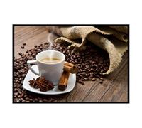 Hexoa Affiche encadrée café Gourmand - Made in France - 60x40