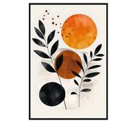 Hexoa Affiche encadrée Composition végétale Moderne - Made in France - 40x60