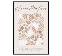 Hexoa Affiche encadrée Feuilles abstraites Matisse - Made in France - 40x60