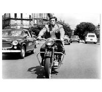 Hexoa Affiche Film Belmondo l'homme de Rio 1964 - Made in France - Affiche Seule 45x30