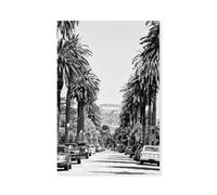 Hexoa Affiche Paysage Los Angeles Beachwood Drive - Made in France - Affiche Seule 40x60