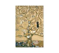 Hexoa Affiche Tree of Life. Detail par Gustav Klimt - Made in France - Affiche Seule 60x90