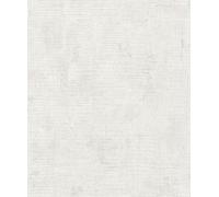 Hexoa Papier Peint Effet Enduit patiné Blanc Ivoire - Made in France - 53x1000