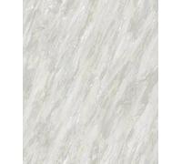 Hexoa Papier Peint Effet marbre Gris Perle veiné doré - Made in France - 53x1000