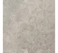 Hexoa Papier Peint Feuillage texturé Gris argenté - Made in France - 53x1000