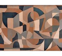 Hexoa Papier Peint Mosaïque Moka - Made in France - Papier Peint 364x270