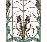 Hexoa Papier Peint Mur végétal Tropical Lames Bois - Made in France - 53x1000