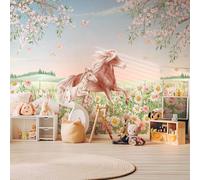 Hexoa Papier Peint panoramique ccène champêtre - Made in France - Papier Peint 364x270