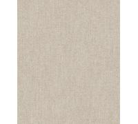 Hexoa Papier Peint uni Effet Toile Jute Beige Chaud - Made in France - 53x1000