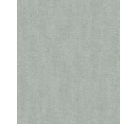 Hexoa Papier Peint uni Effet Toile Lin Vert d'eau - Made in France - 53x1000