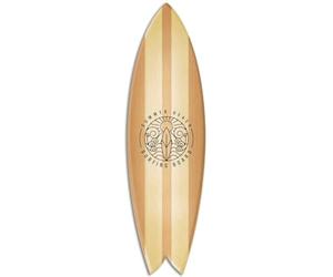 Hexoa Planche de Surf Deco Beachwood Alu - Made in France