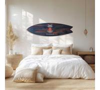 Hexoa Planche de Surf décorative Bleu Denim Summer Alu - Made in France