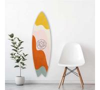 Hexoa Planche de Surf décorative Summer Adventures California Alu - Made in France
