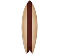 Hexoa Planche de Surf Decorative Surf Lodge Alu - Made in France