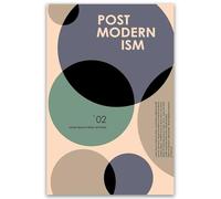 Hexoa Tableau Abstrait postmodernisme Formes géométriques - Made in France - 40x60