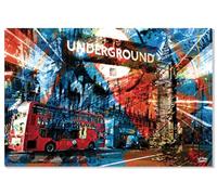 Hexoa Tableau Affiche Illustration Graffiti London Alu - Made in France