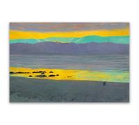 Hexoa Tableau célèbre Coucher de Soleil de Félix Vallotton - Made in France - Toile imprimée 120x80