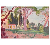 Hexoa Tableau célèbre la Chapelle de Cannes de Maurice Denis - Made in France - Tableau Verre Acrylique 45x30