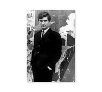 Hexoa Tableau Chanteur Eddy Mitchell en 1964 - Made in France - Toile imprimée 80x120