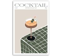 Hexoa Tableau Cocktail Poster Collection - Made in France - 40x60