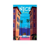 Hexoa Tableau Cote d'azur Nice Alu - Made in France