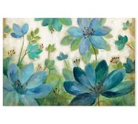 Hexoa Tableau de Fleurs Fleur de Paon - Made in France - Toile imprimée 60x40