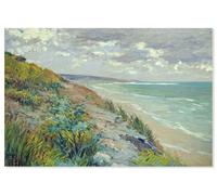 Hexoa Tableau Les falaises de Trouville par Gustave caillebotte Alu - Made in France