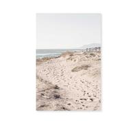 Hexoa Tableau mer Chemin de Sable - Made in France - Toile imprimée 40x60