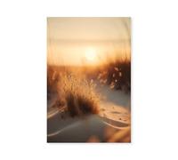 Hexoa Tableau mer et Plage Coucher de Soleil à la Plage Alu - Made in France