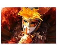 Hexoa Tableau Monde Carnaval de Venise Alu - Made in France