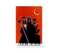 Hexoa Tableau Musique Trio - Made in France - Tableau Verre Acrylique 60x90