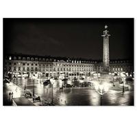 Hexoa Tableau Paris Place vendôme - Made in France - Toile imprimée 90x60