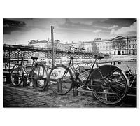 Hexoa Tableau Paris vélo au Bord de Seine Alu - Made in France