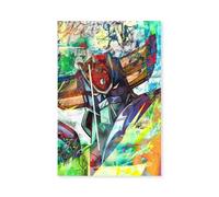 Hexoa Tableau Pop Art goldorak Graff - Made in France - Toile imprimée 60x90