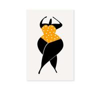 Hexoa Tableau Silhouette Estivale - Made in France - Tableau Verre Acrylique 60x90