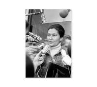 Hexoa Tableau Simone Veil en 1976 - Made in France - Tableau Verre Acrylique 40x60