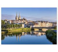 Hexoa Tableau sud Ouest Bayonne et la nive - Made in France - Tableau Verre Acrylique 120x80