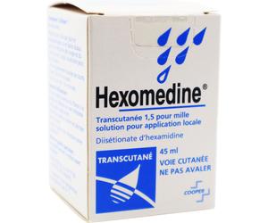 Hexomedine Transcutanée 0,15% Diisétionate D'Hexamidine Solution Pour Application Locale Flacon 45ml