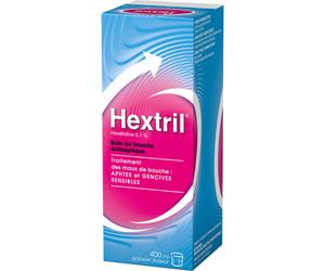 Hextril 0,1% Hexétidine Bain De Bouche Antiseptique Flacon 400ml