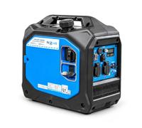 HEXWELT Groupe électrogène inverter 3500 W Essence 230 V HW-API-2500is | Technologie inverter, moteur à essence 4 temps, démarrage manuel, ports USB, alimentation électrique mobile
