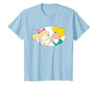 Hey Arnold! Helga, Love is Tough T-Shirt, Enfant, Bleu Céleste, 3 Ans