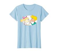 Hey Arnold! Helga, Love is Tough T-Shirt, Femme, Bleu Céleste, XS