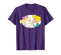 Hey Arnold! Helga, Love is Tough T-Shirt, Homme, Violet, 3XL